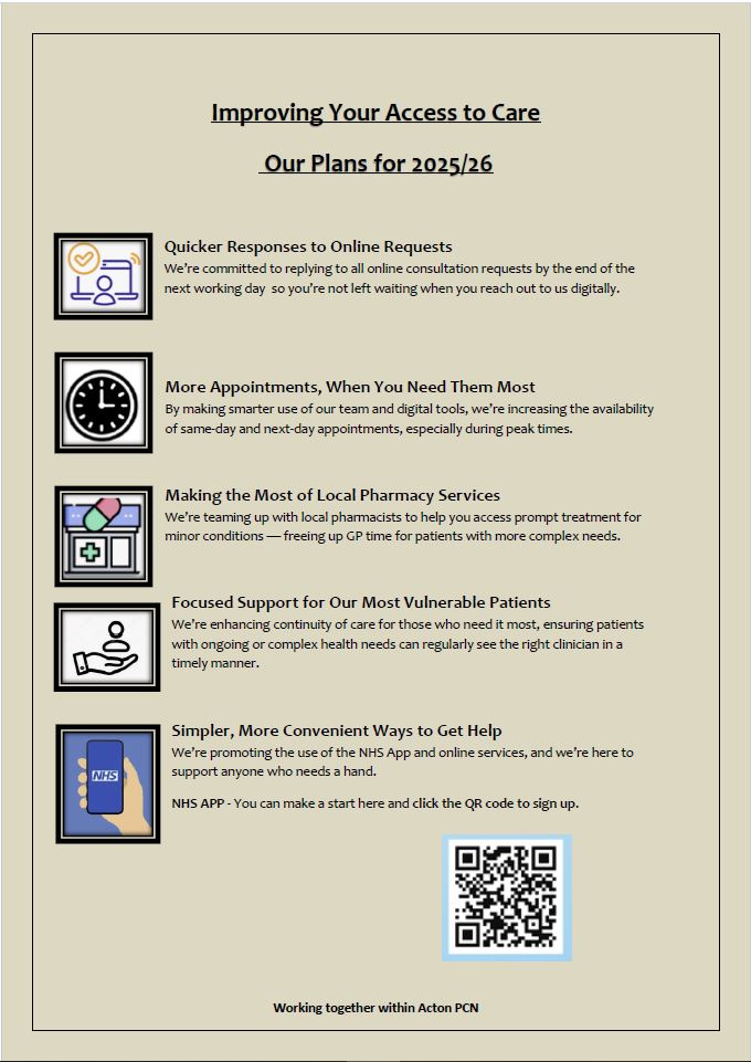 improving access to care information poster